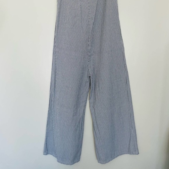- New! Beachwood Baby brand jumpsuit. White and Blue Stripes. Size XS - Picture 14 of 14
